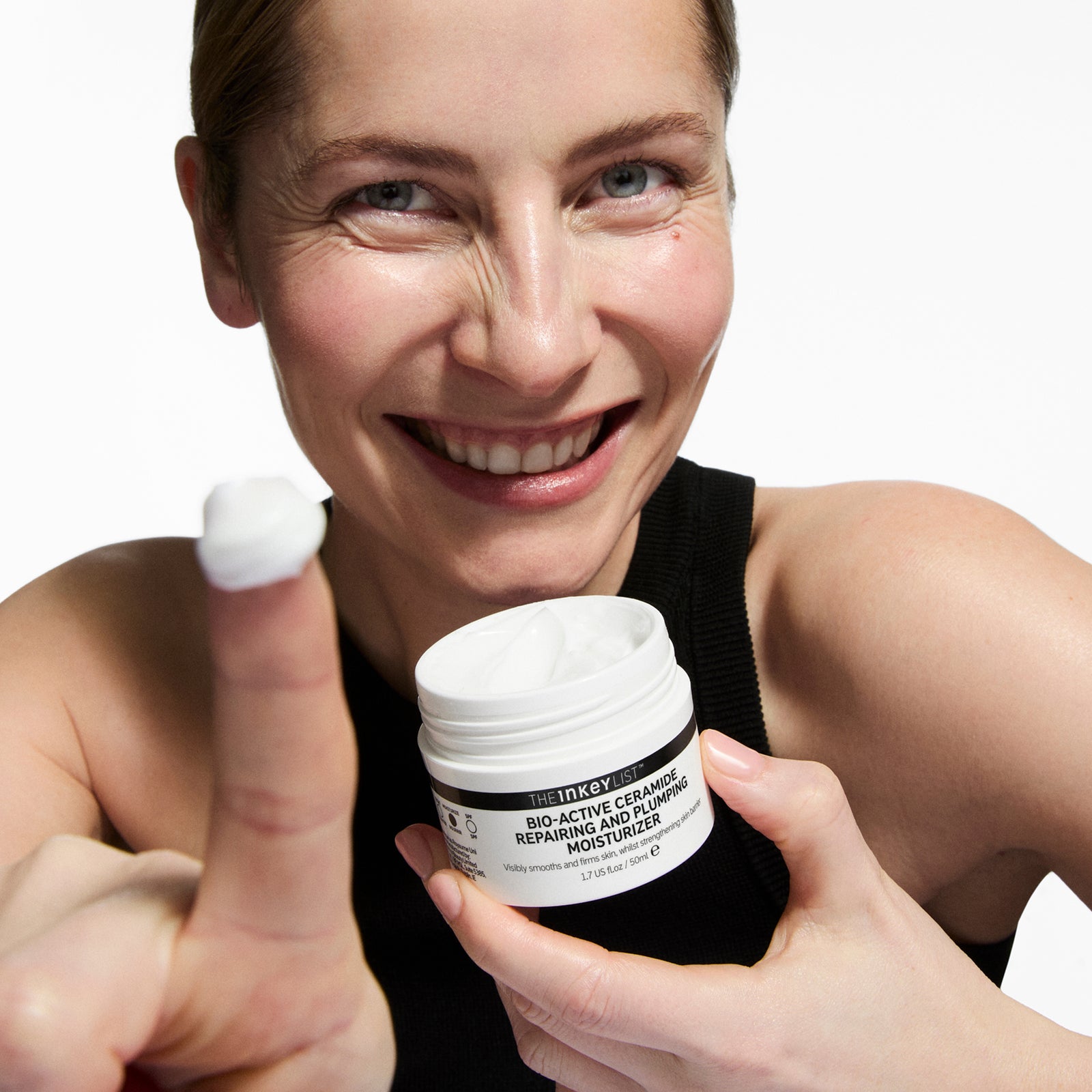 Model holding BioActive Moisturiser