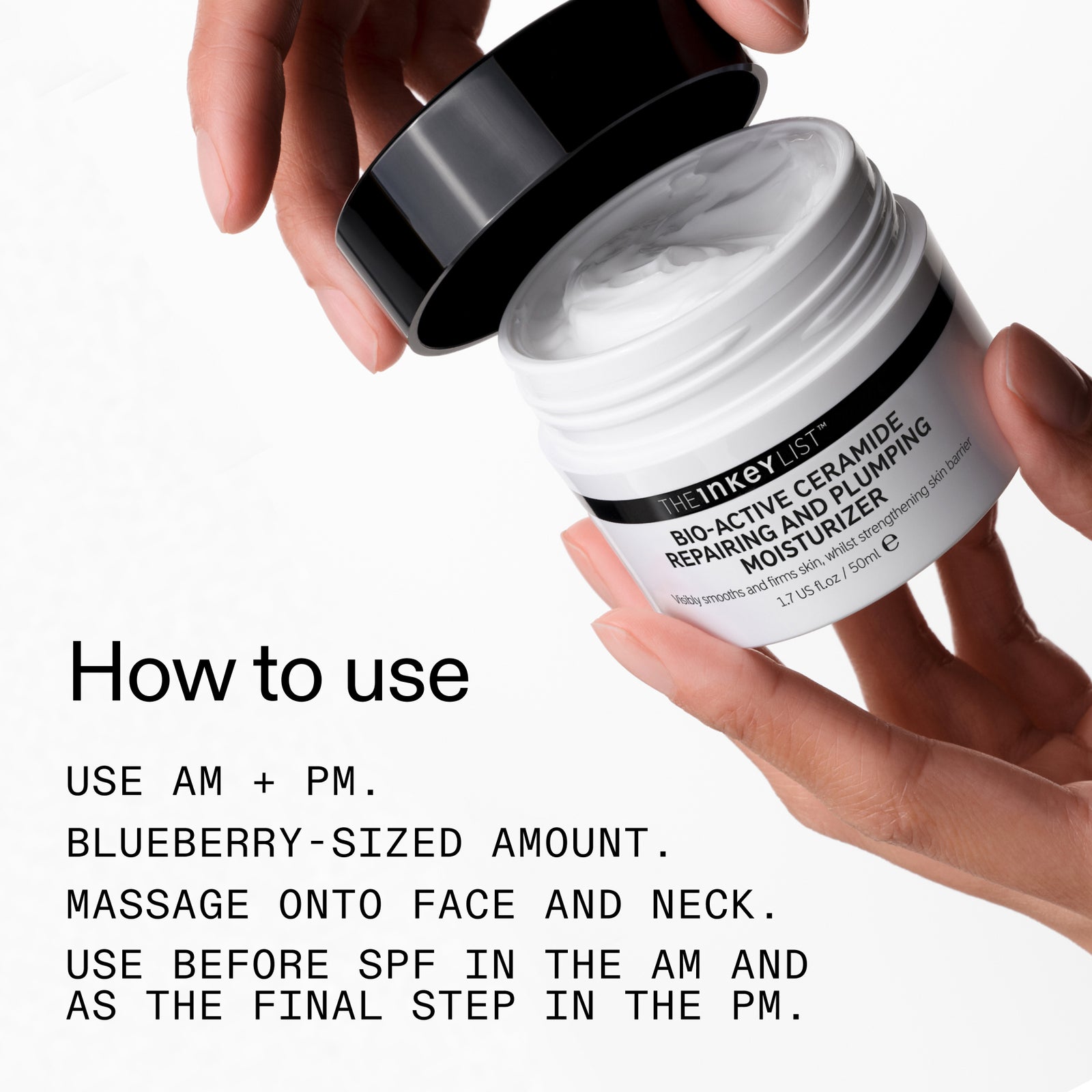 how to use Bio-Active Ceramide Moisturiser