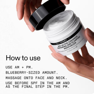 how to use Bio-Active Ceramide Moisturiser