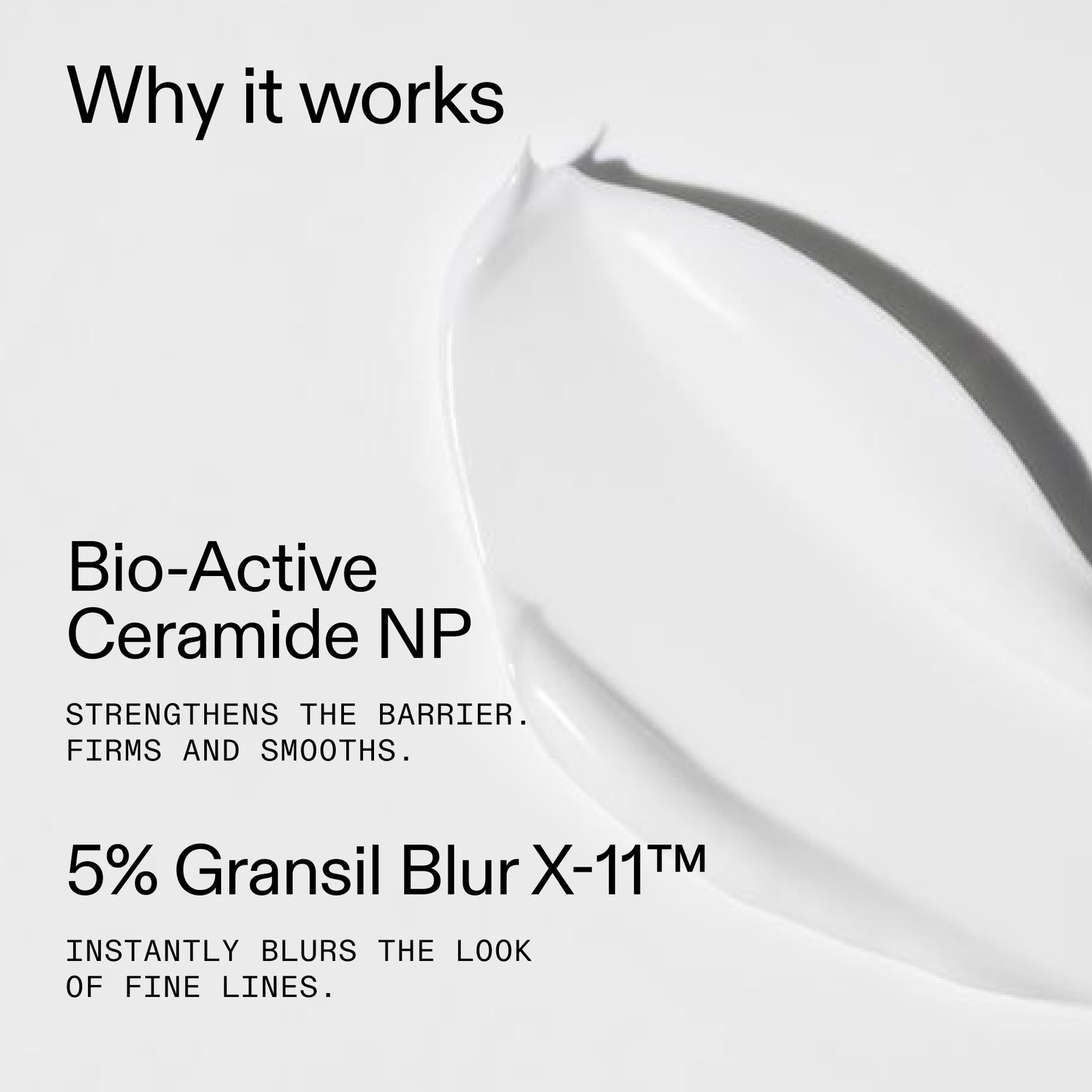 Ingredients in Bio-Active Ceramide Moisturiser