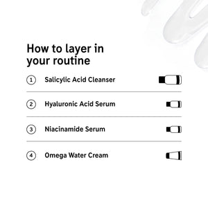 How to layer products in your Blackhead Routine