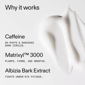 Ingredients in Caffeine Eye Cream