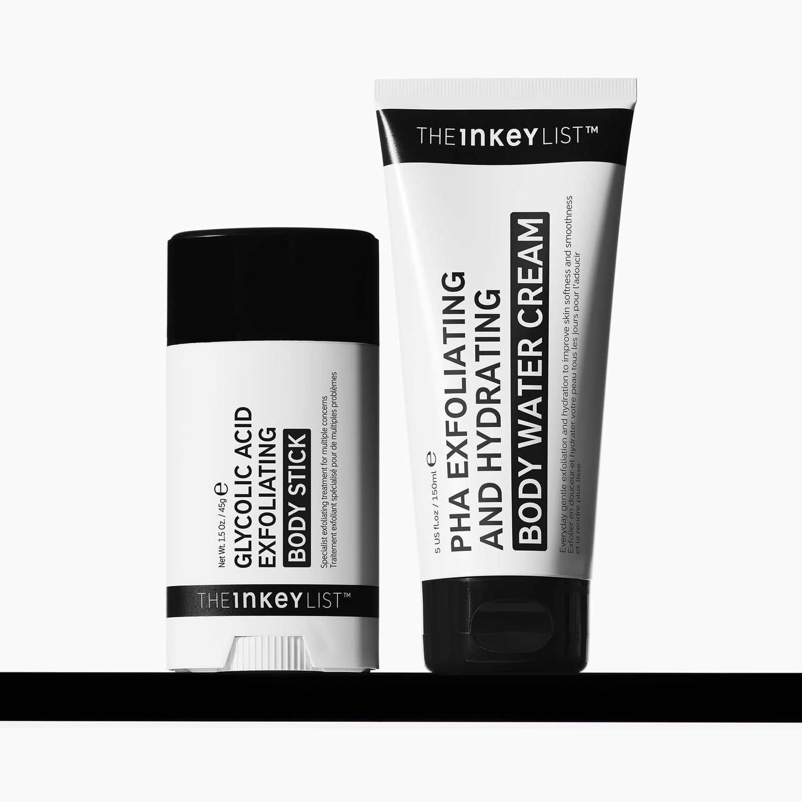 Two skincare products from The Inkey List on a white background