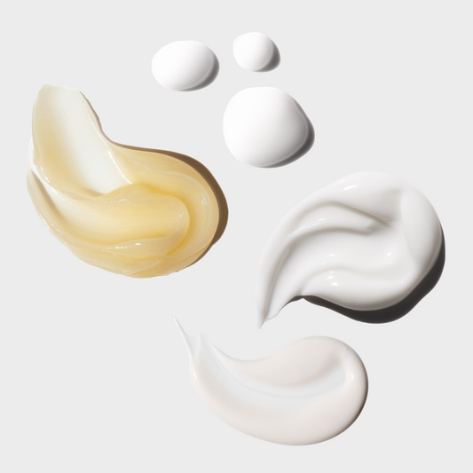 Intro Routine for Hydrated Skin product textures