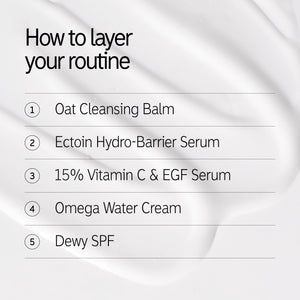 How to layer products in the Barrier & Glow Routine
