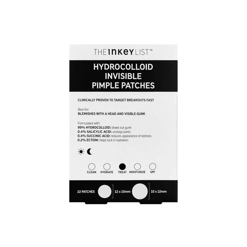 Hydrocolloid Spot And Pimple Patch The Inkey List