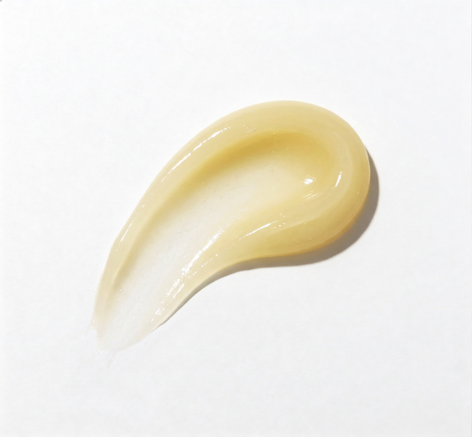 oat cleansing balm on a white background