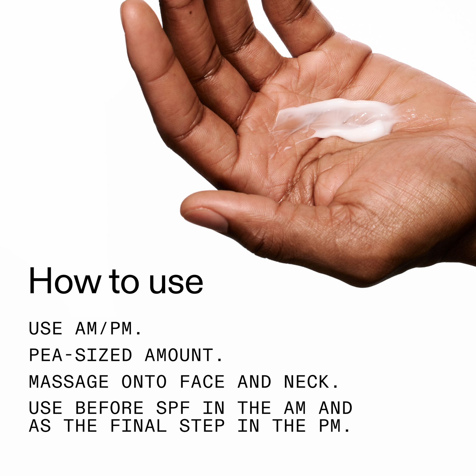 How to use Omega Water Cream