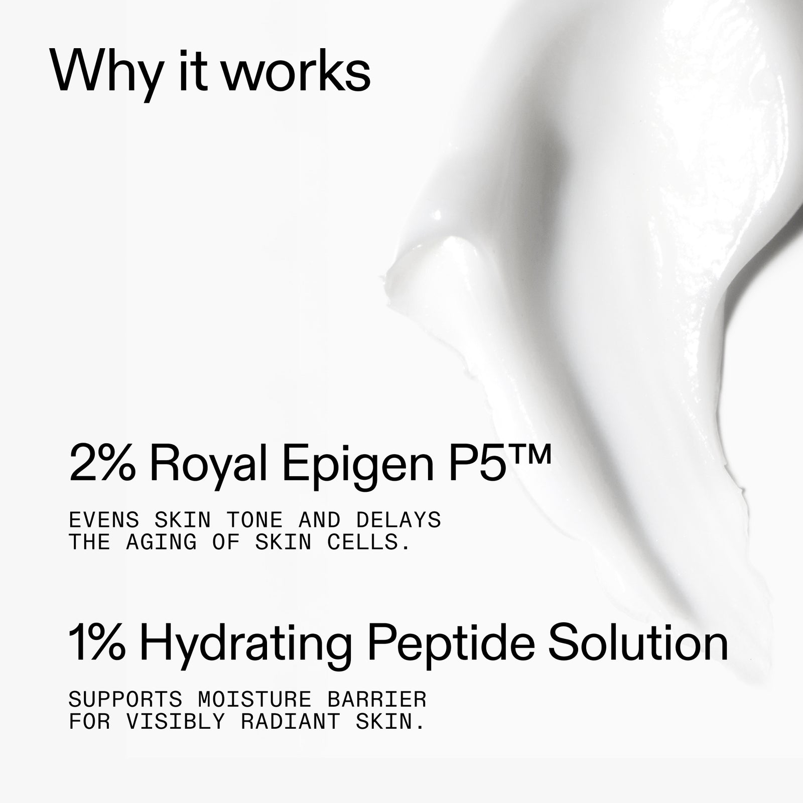 Ingredients in Peptide Moisturiser