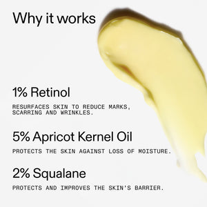Ingredients in 1% Retinol Serum