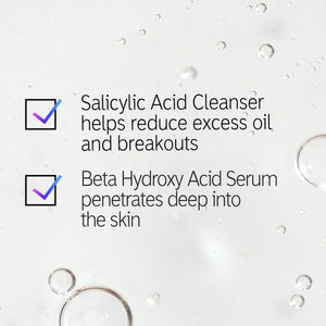 Deep Cleanse Duo ingredient checklist overlay on goop texture shot