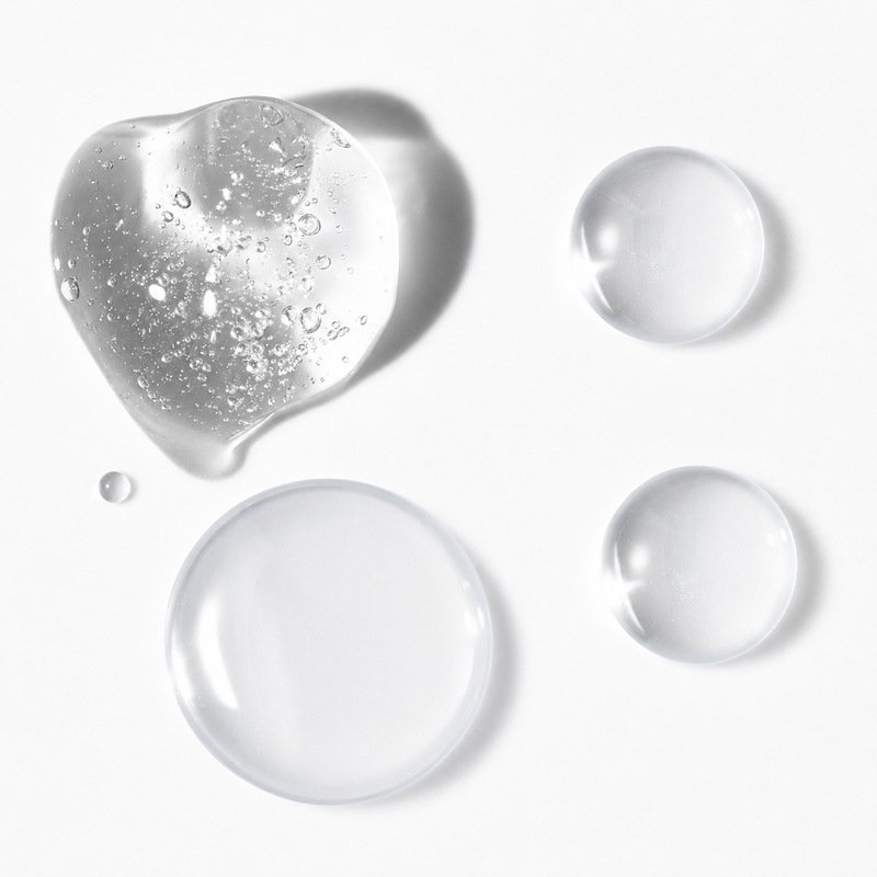 Glycerin and Hyaulronic acid droplets