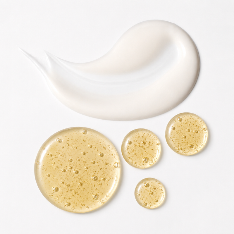 SPF and vitamin C droplets