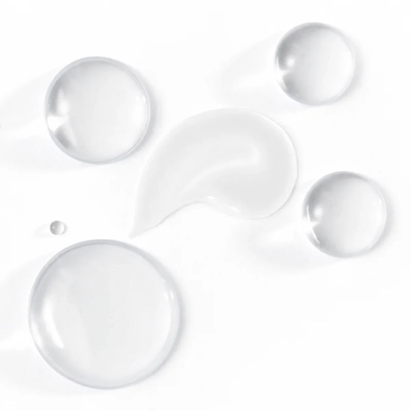 HA serum and niacinamide serum droplets