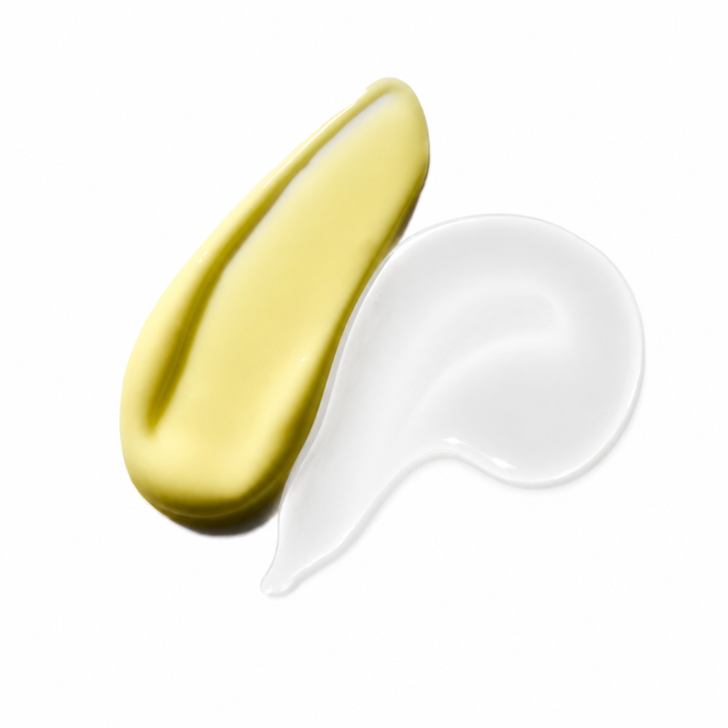 Niacinamide and Retinol serum swatches