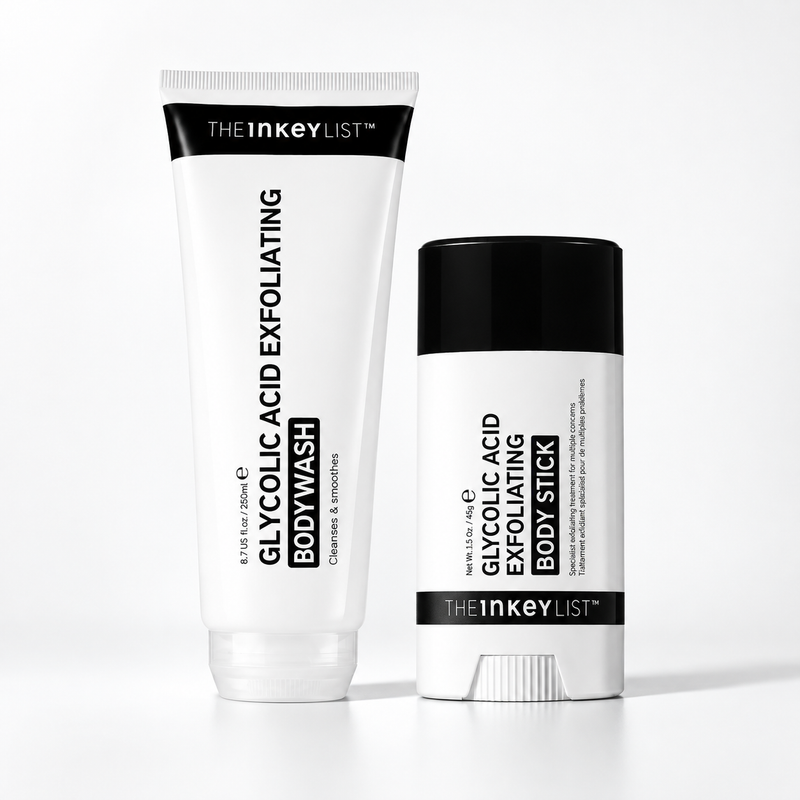 glycolic acid body wash and stick
