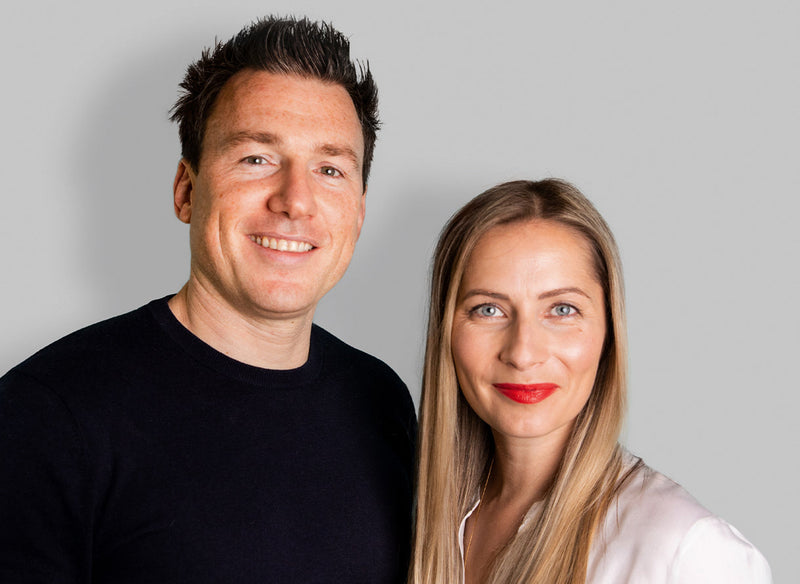 Co-founders of The INKEY List, Mark and Colette