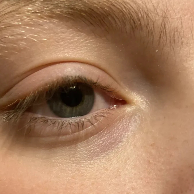 close up of eye