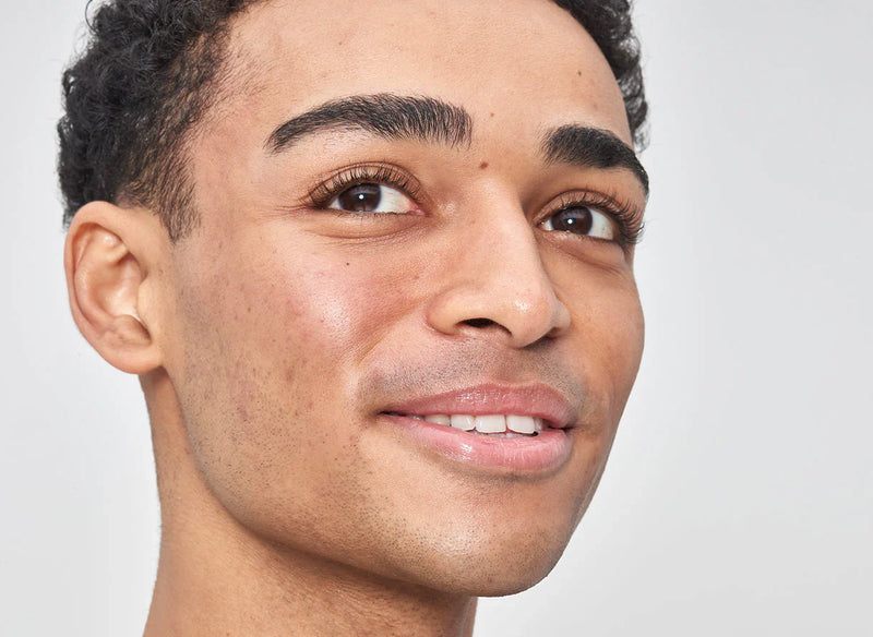 man looking into the camera