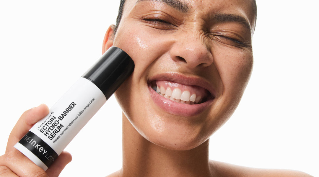 woman with cream on her face