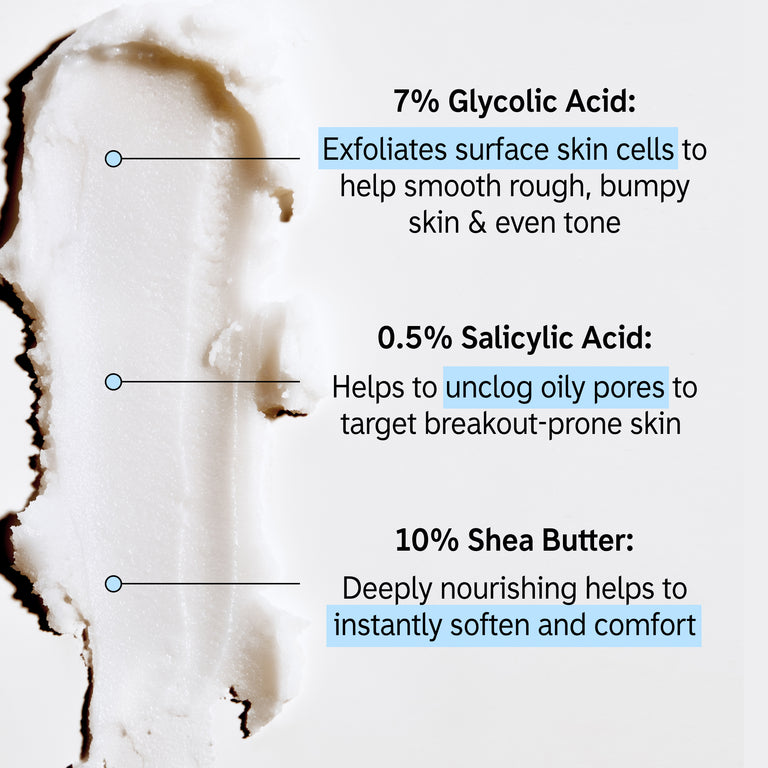 Glycolic Acid Exfoliating Body Stick | The INKEY List