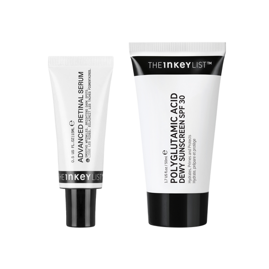 Two skincare products from The Inkey List on a white background