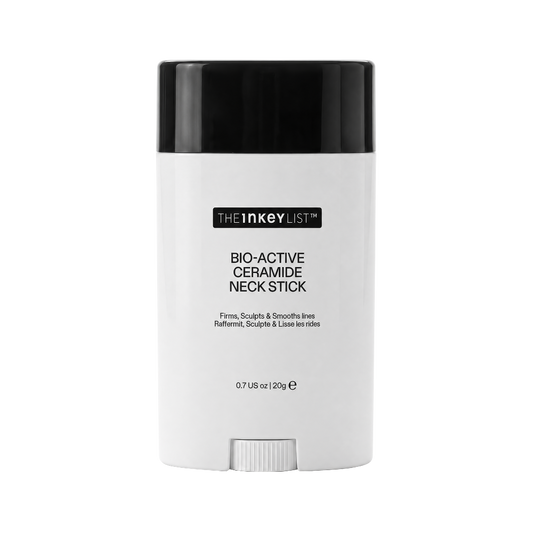 The INKEY List Bio-Active Ceramide Neck Stick packshot, 0.7 oz/20g
