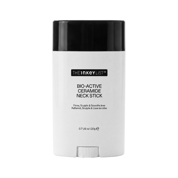 The INKEY List Bio-Active Ceramide Neck Stick packshot, 0.7 oz/20g