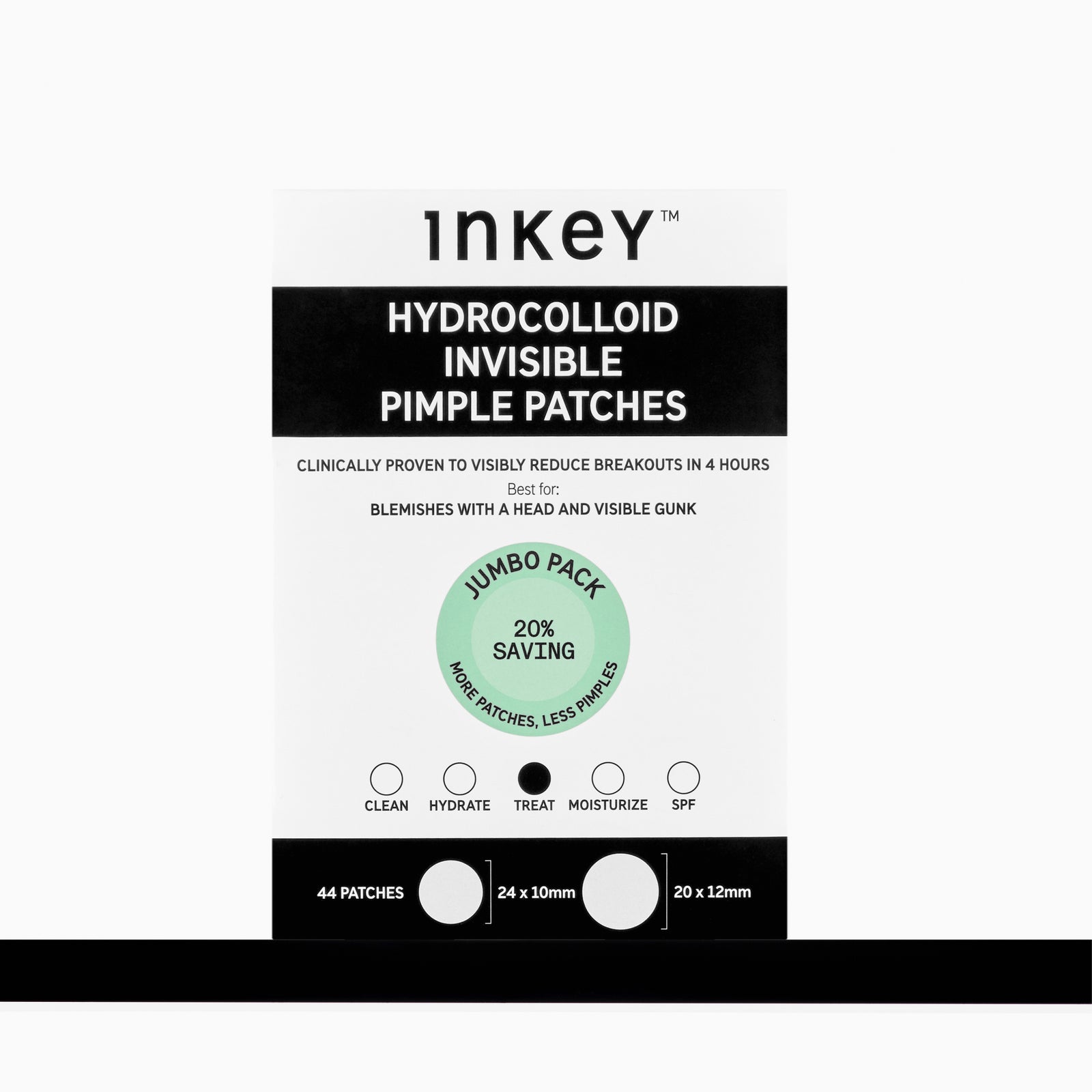 Supersize Hydrocolloid Invisible Pimple Patches on shelf