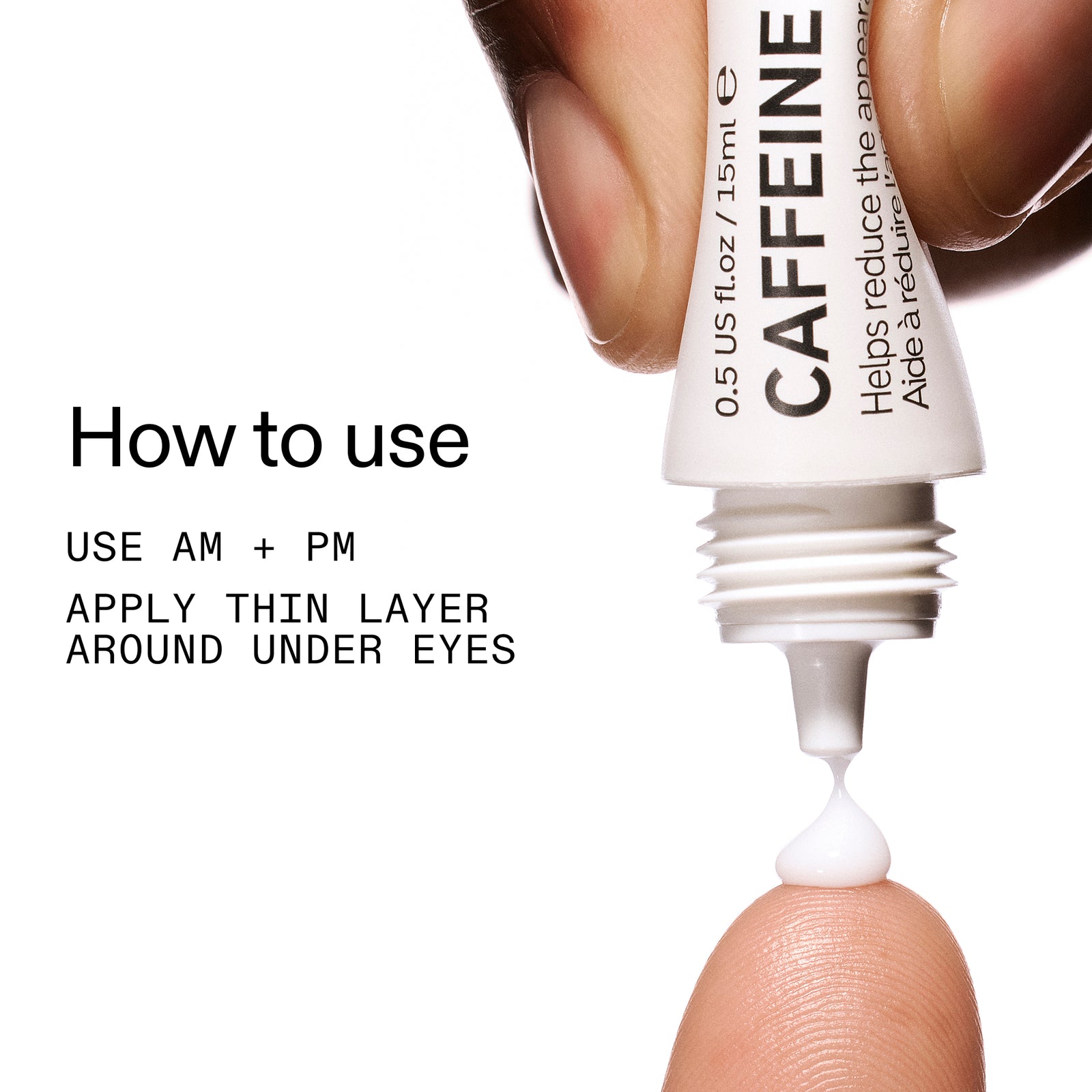 How to use Caffeine Eye Cream