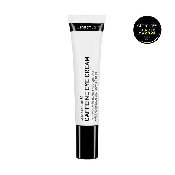 The INKEY List Caffeine Eye Cream tube packshot