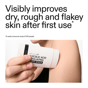 Key claim of clinical study of customer using Glycolic Body Stick