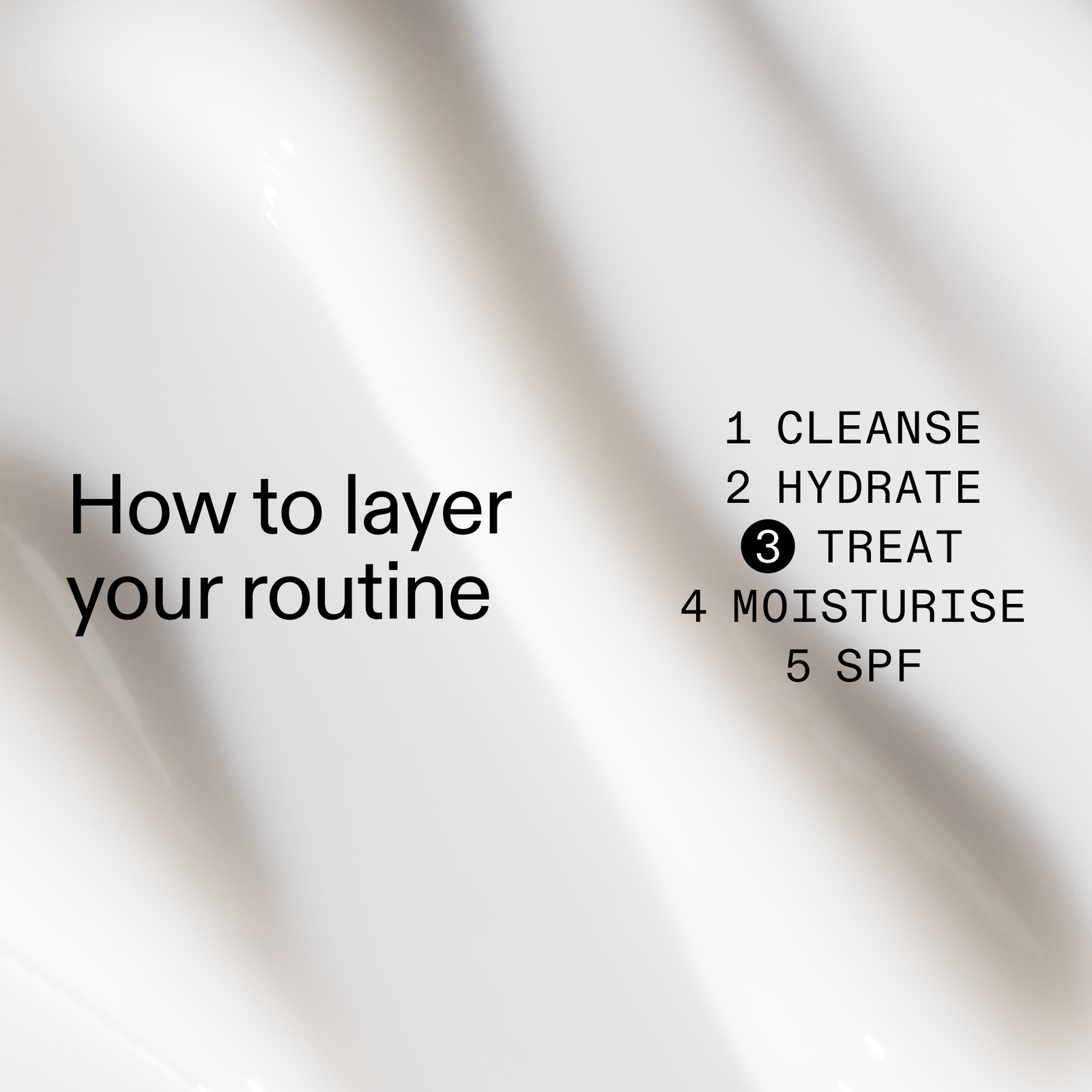 How to layer Caffeine Eye cream in your routine