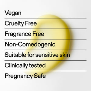 The INKEY List Exosome Hydro-Glow Complex benefits – vegan, cruelty free, fragrance free, non-comedogenic, suitable for sensitive skin, clinically tested and pregnancy safe