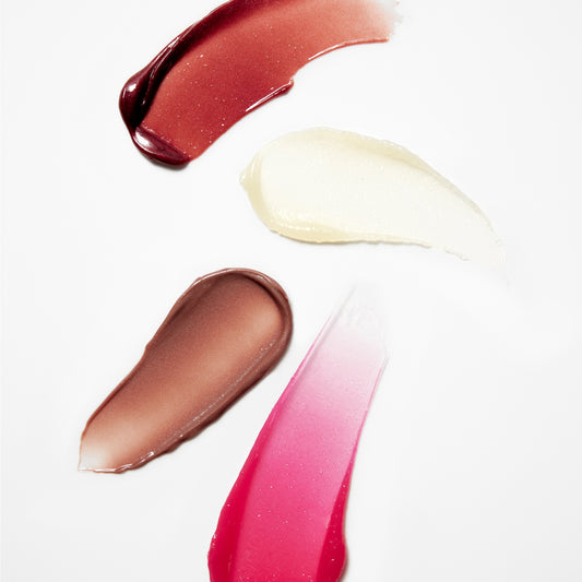 Swatches of lip colour