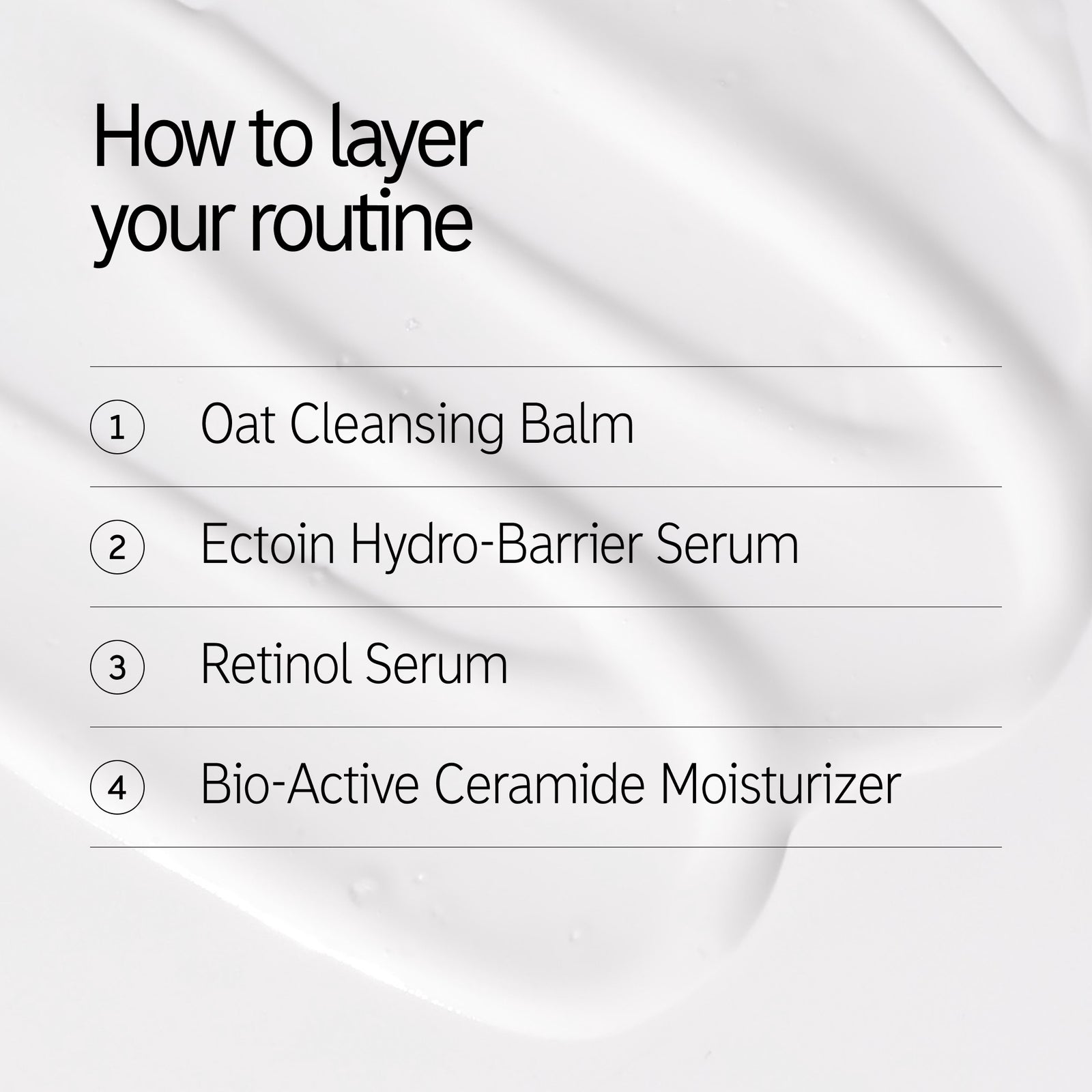 How to layer products in the Intro Routine for Anti-Ageing