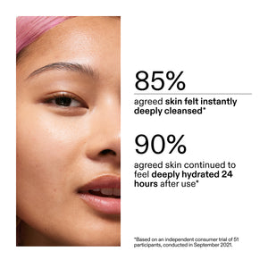 key claims from recent clinical study using Hyaluronic Acid Cleanser