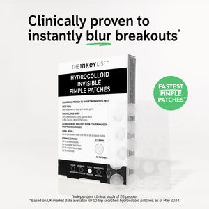 Clinically proven to instantly blur breakouts. Clinical study of 20 people, Based on UK market data available for 10 top searched hydrocolloid patches