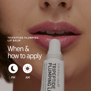 When and how to apply Tripeptide Lip Balm