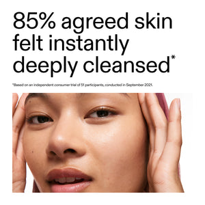 key claim from recent clinical trial using Hyaluronic Acid Cleanser
