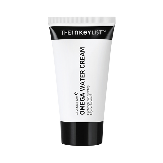 The INKEY List Omega Water Cream tube packshot, 50ml