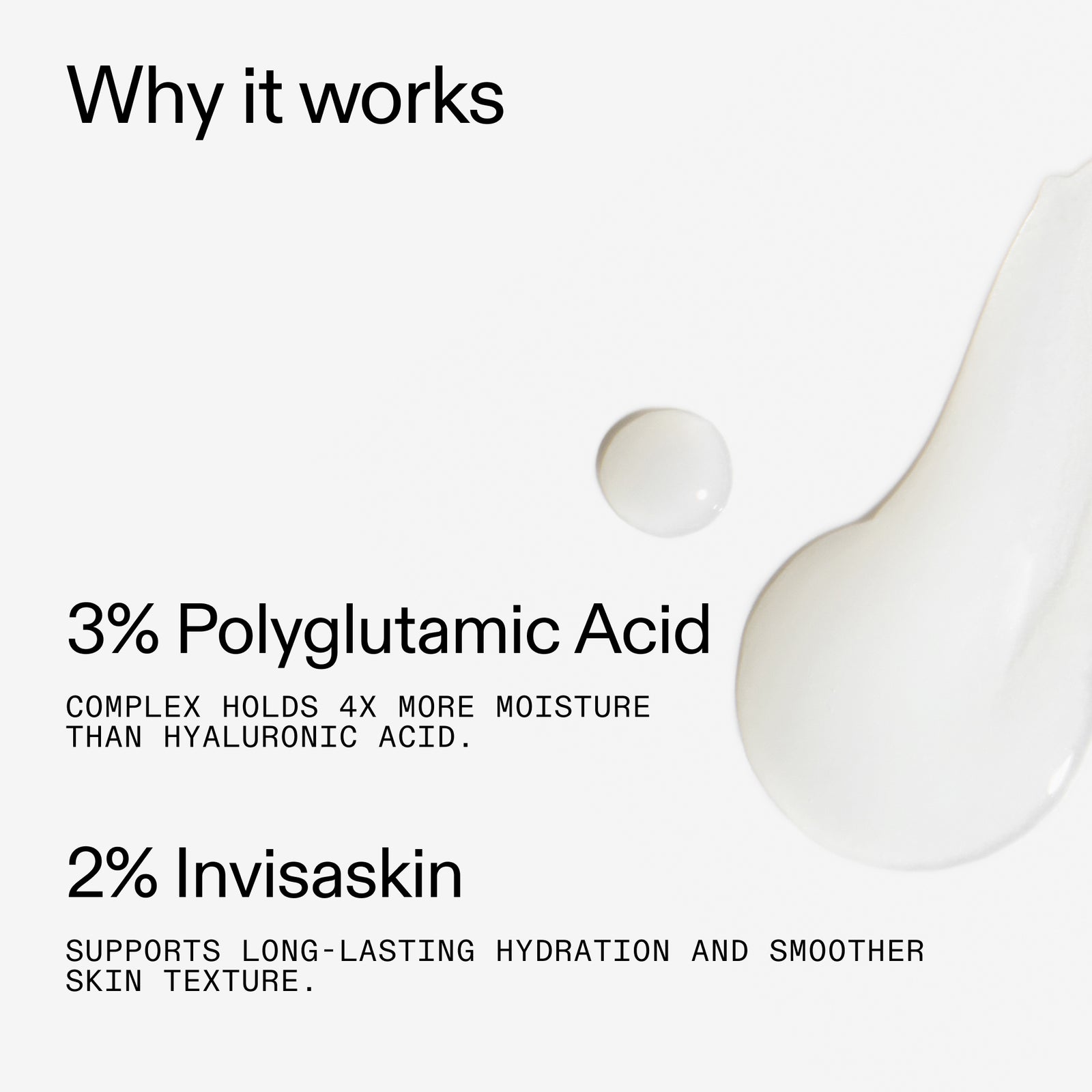 Ingredients in Polyglutamic Acid Serum