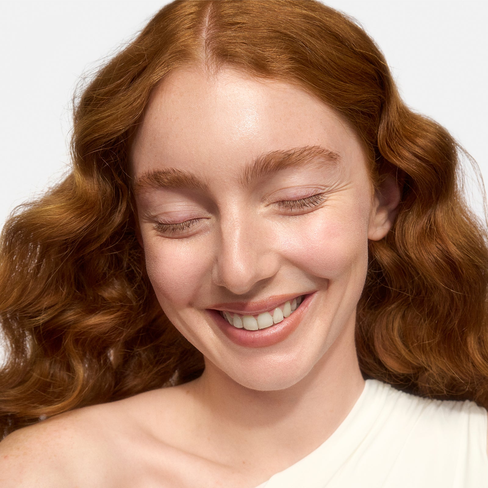 woman smiling