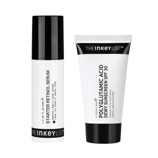 Two skincare products from The Inkey List on a white background