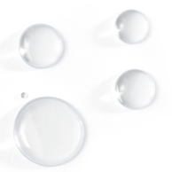 Hyaluronic acid serum droplets