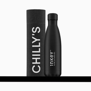 INKEY black chilly bottle with carton on a shelf
