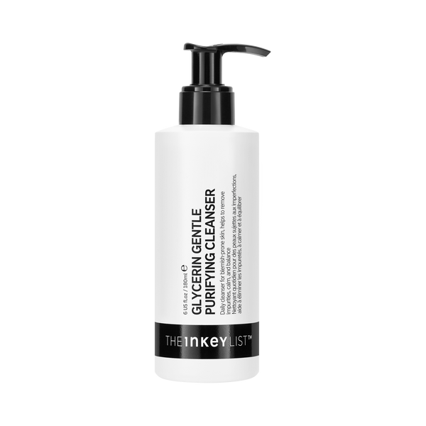 The Inkey List cleanser bottle on a white background