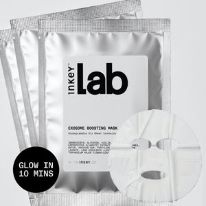 Inkey Lab exosome boosting mask packaging on a white background